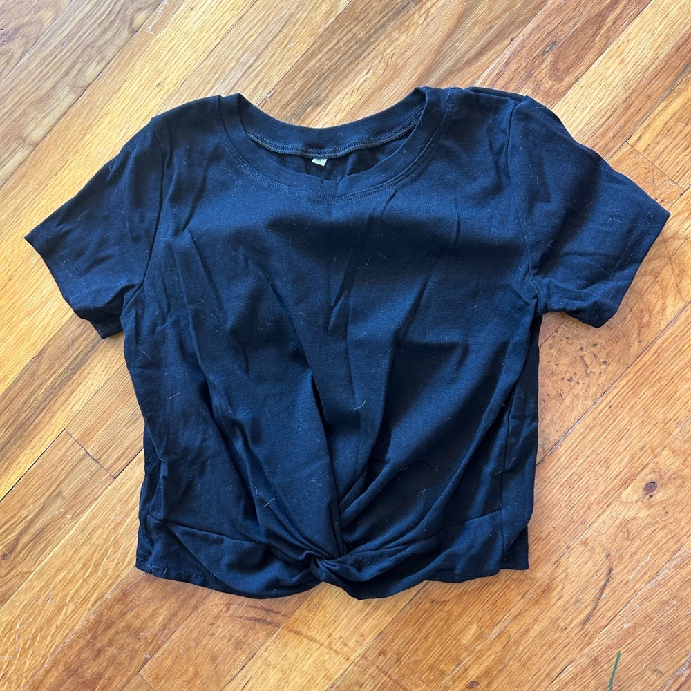 Never worn black crop